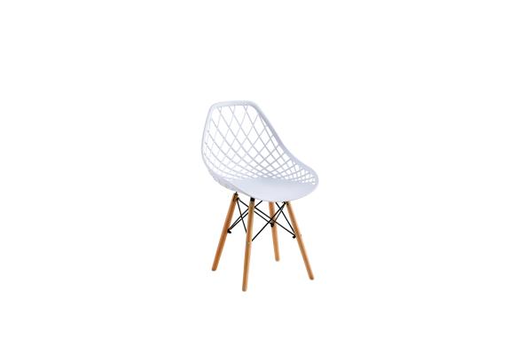 America Eames Dining Chair Casual Fashion Hollow Plastic Backrest For Meeting