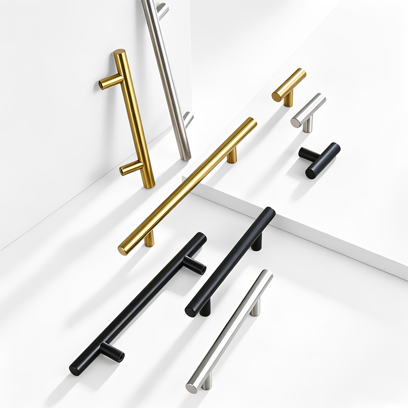Bestselling Stainless Steel T-bar Pull Handle Cabinet Door Handle Wardrobe & Furniture Pull Handle