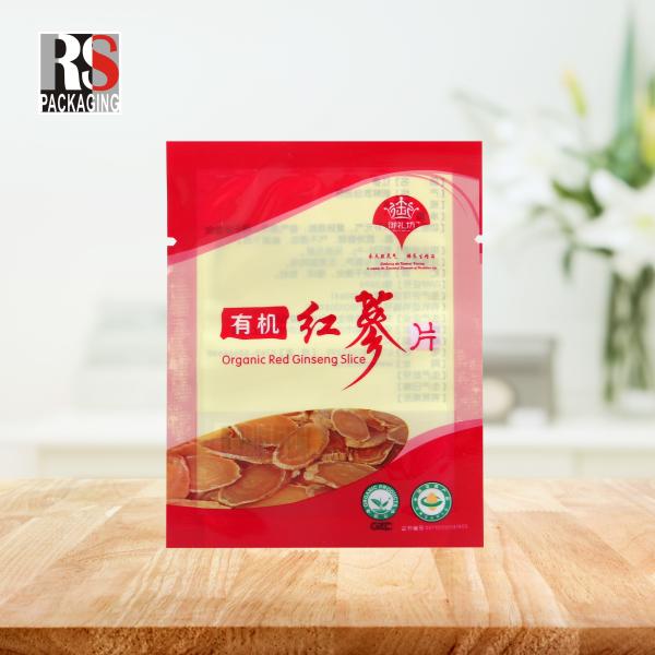 Smell Proof Laminated Poly Bag Bopp Plastic Poly Bag Heat Seal For Chocolate Packaging