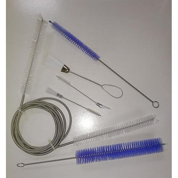 Lab Chemistry Test Pipe Cleaning Brush With 25mm Twist Handle Bristle