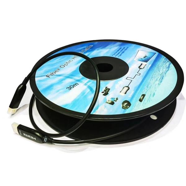 HDTV  cable 2.0 Without chip  2.0V 4K*2K 18 Gbps Fiber Optic PVC HDTV 4k@60Hz  5M-50M