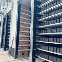 Los ladrillos de la decoración de Clay Brick Production Line For del horno de túnel hacen frente a la producción del ladrillo que fija dos veces el sistema