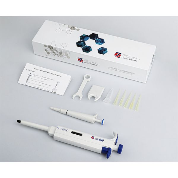 100-1000uL Pipeta ajustable manual de laboratorio Micropipeta Pipetador de canal único
