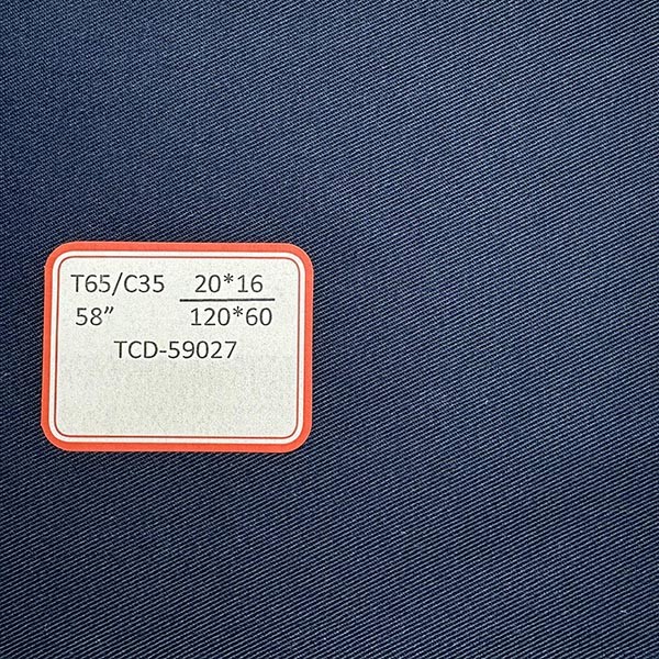 240gsm Workwear Fabric 65/35 TC Fabric 20x16 120x60 3/1 Yarn Card