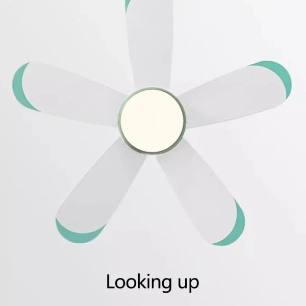 Control Low Floor Household Fan lamp colorful Children Room Ceiling Fan Light(WH-VLL-33)