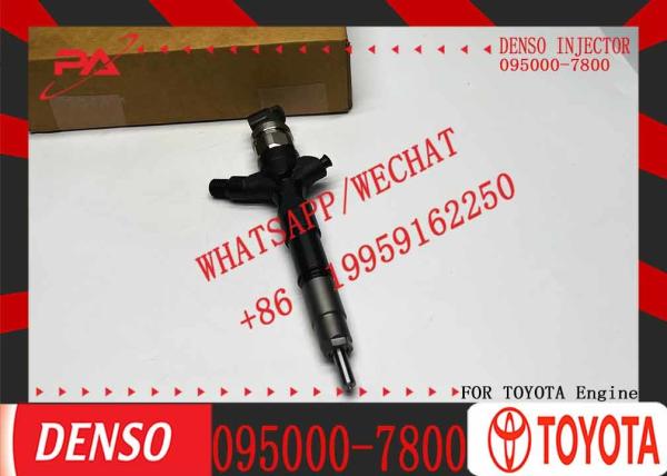 Inyector de combustible diesel Encuentro de inyectores de tren común 095000-7801 095000-7800 23670-30310 para TOYOTA Hiace 2KD-FTV Euro IV