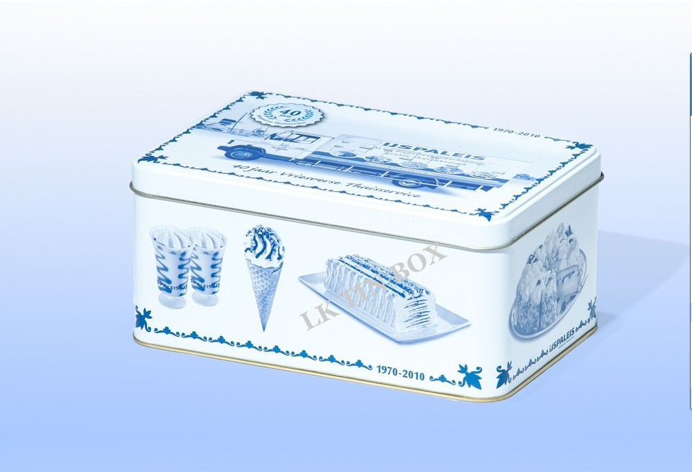 Candy Holiday Gift Tin Box  , Chocolate Gift Box ISO9001 2008