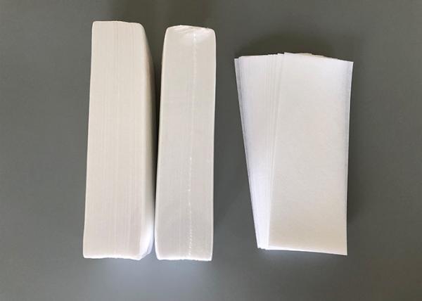 Depilatory Microwave Cloth Wax Strips , Cotton Wax Strips Thick Durable Disposable