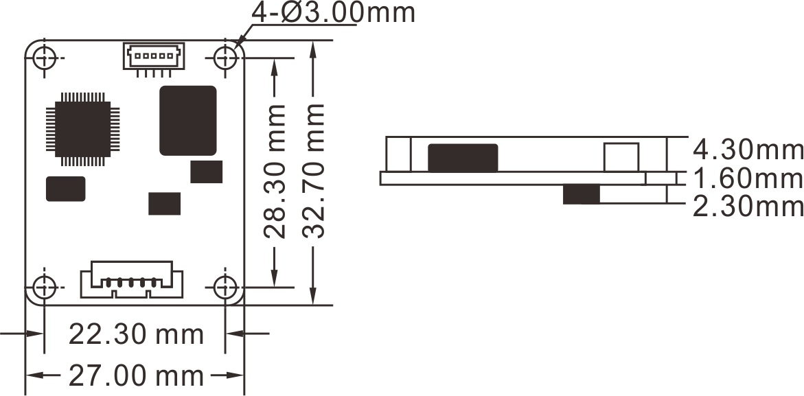NTS3 Voltage Output MEMS Tilt Sensor For Industrial Equipment