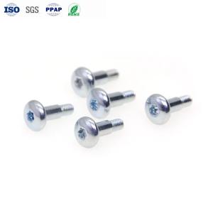 Torsión de hombro personalizada M4 * 15 de acero al carbono azul de zinc flor de