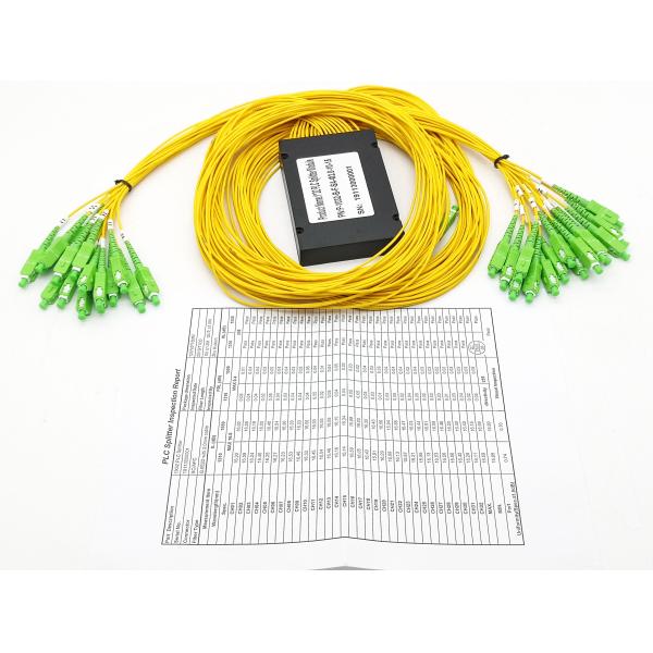 Изготовленная на заказ потеря Splitter FTTH PLC оптического волокна SC PON 1x32 и Splitter CATV