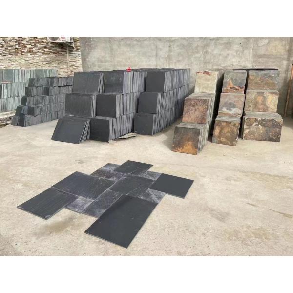 Los azulejos de piedra de pizarra de color oxidado fácil mantenimiento para el paso de Gadern
