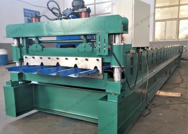 Petit pain de panneau de toit et de mur de double de PLC formant la machine 1250mm 380V