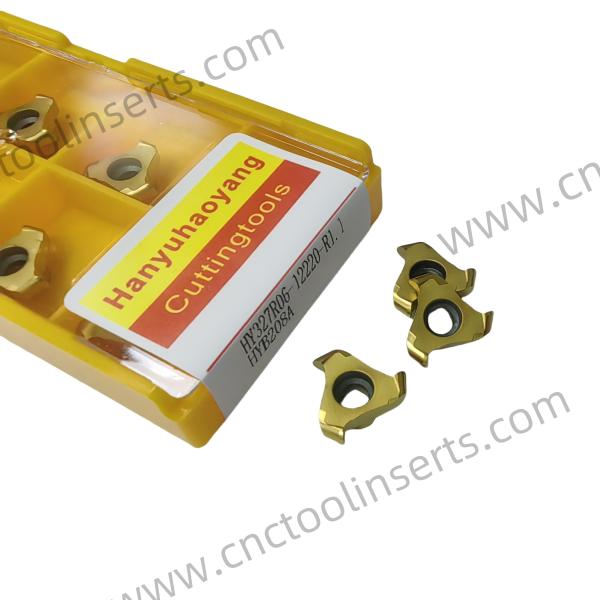 Plaquettes de fraisage CNC Wc-Co Revêtement PVD HY327R06-12220-R1.1 HYB208A Acier inoxydable et matériaux difficiles à usiner