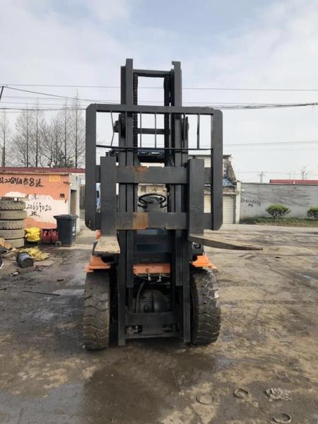 Japan Made Toyota 5ton Used Diesel Forklift Truck 7fd50 With Side Shift