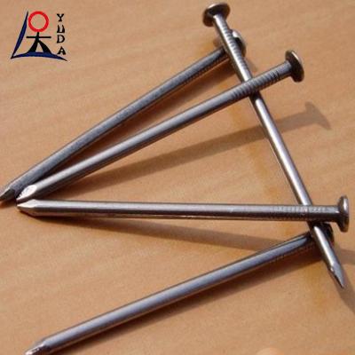 Nail de aço polido matéria-prima fio de ferro comum unhas suave