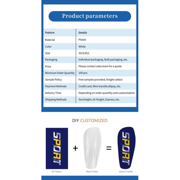 Sublimation Mini Soccer Shin Guards Plastic Diy Custom Printing logo Football Equipment