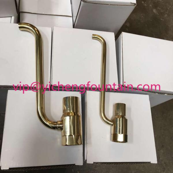 Brass Bubble Water Fountain Nozzles Gushing Of 1/2 Inches - 3 Inches With Air Relief To Make Bubble
