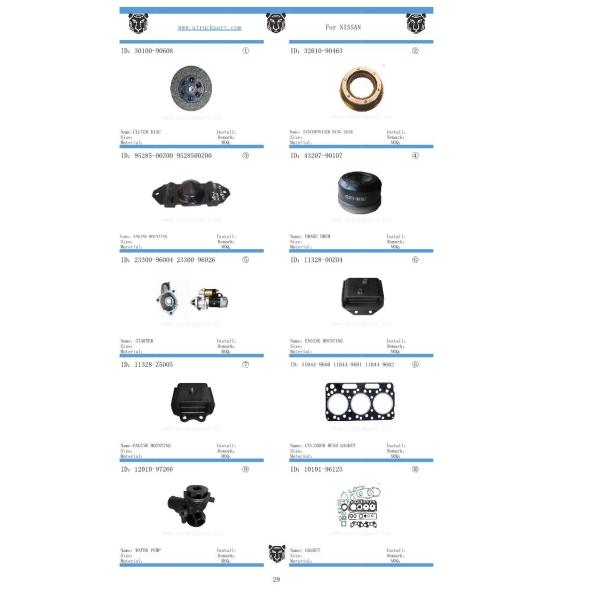 Japanese Truck Parts Gear Counter Shaft 32212-80g04 for Ud Qd32