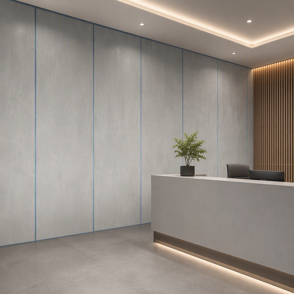 Multiple Colors PVC Stone Wall Panels 600mm Wide Waterproof Wall Board 5 Models