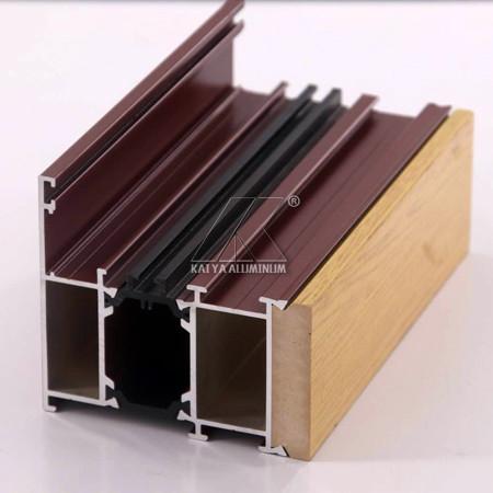 OEM Aluminum Door Profile Easy Installation High Corrosion Resistance Sound Insulation
