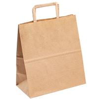 Preço feito sob encomenda de Logo Shopping Paper Bag Wholesale da cópia do saco de papel grande de Brown Kraft do tamanho
