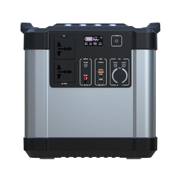 USB Type C Portable Electric Power Station 1000W 2220Wh For Camping Fishing
