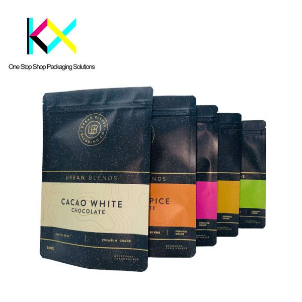 Moisture Proof Protein Powder Packaging Bag Standing Pouch Flat Bottom ISO9001