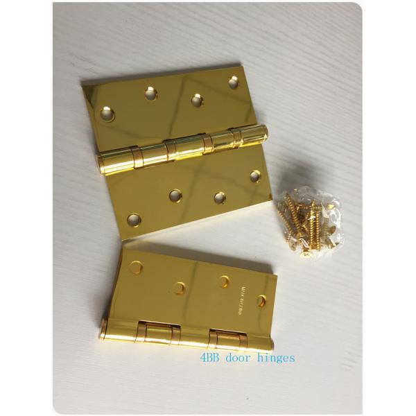 OEM Ring Stainless Steel Ball Bearing Door Hinges GP Golden Plated 3.0mm