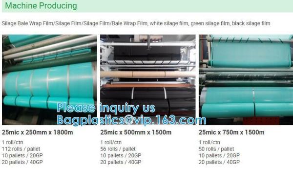 Silage, Hay, Maize Protection bael Wrap, Film, Agriculture Grass Bale Pack, Silage Stretch Film, UV Resistant