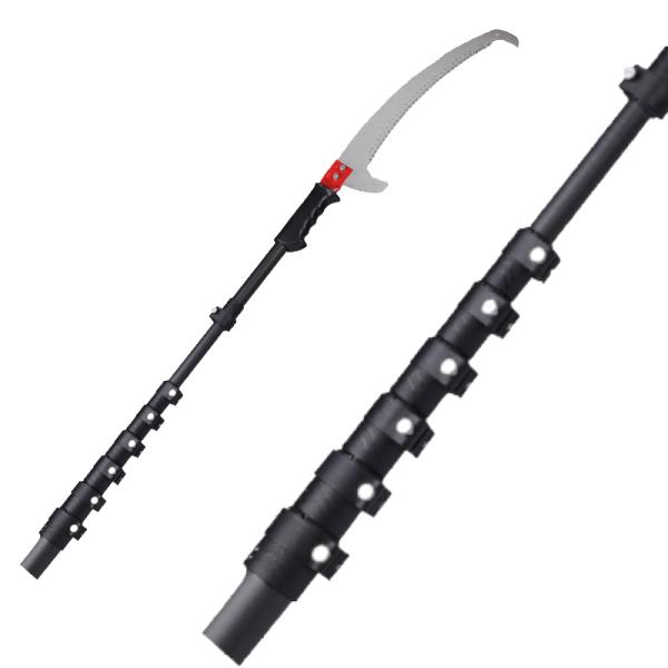 60FT Carbon Fiber Harvesting Pole Coconut Betel Nut Telescopic Harvesting Pole