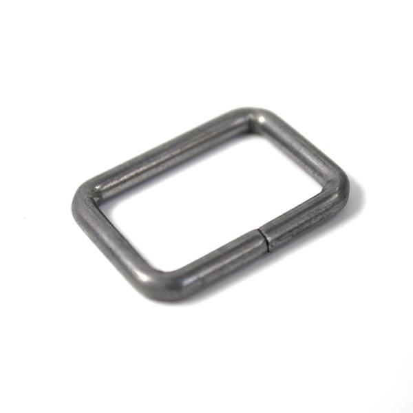 Anillo cuadrado hecho a medida precio barato color de pistola metal 1 pulgada bolso de metal rectángulo hebilla prenda ajustable