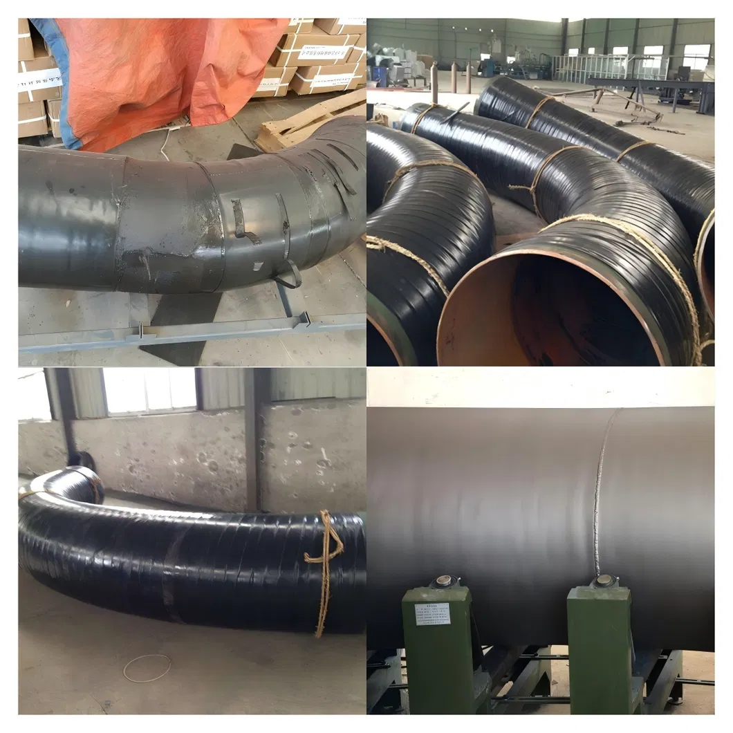 3PE Coating Production Line for Steel Elbow Pipes 426-820mm Dia