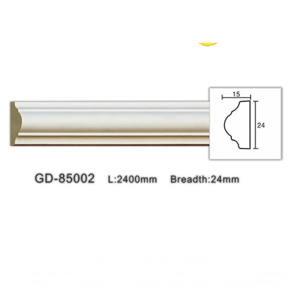 GD-85002 24mm Guaranteed Good Tenacity Dorm Room Polyurethane Smooth small Pu Foam Moulding