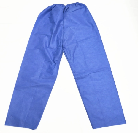 SMS Hospital Disposable Scrub Suits With Short Sleeves Blue Color