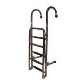 Hot Selling Stainless Steel Slide Mount Boat Boarding Ladder, Telescoping