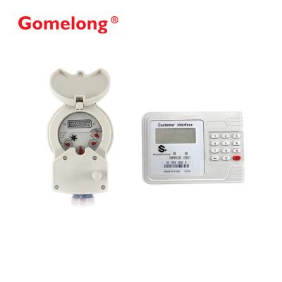 Multi-jet STS Prepayment Water Meter with Keypad LCD and Counter Dual Display Class B Accuracy