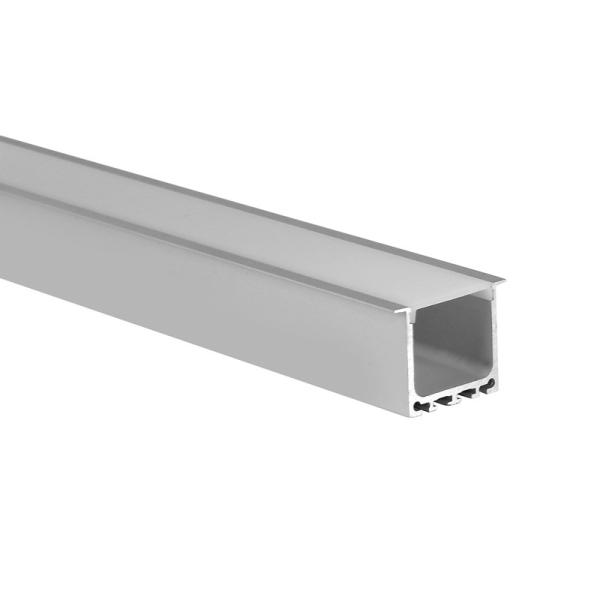 Sablage de profil de lumière de bande de l'alliage LED d'AL6063 T5 avec le diffuseur de PC