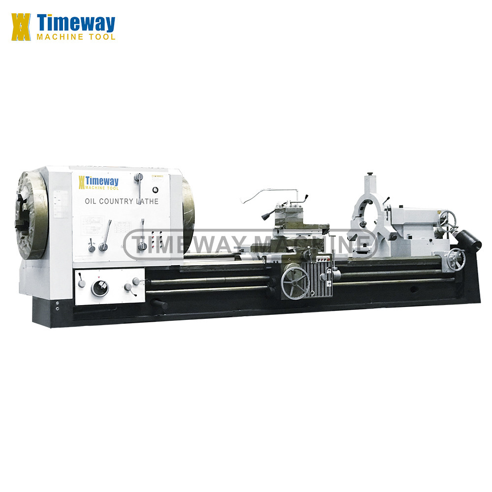 Q-360F Pipe Threading Lathe Max. Swing Over Cross Slide 610mm Spindle Bore 360mm