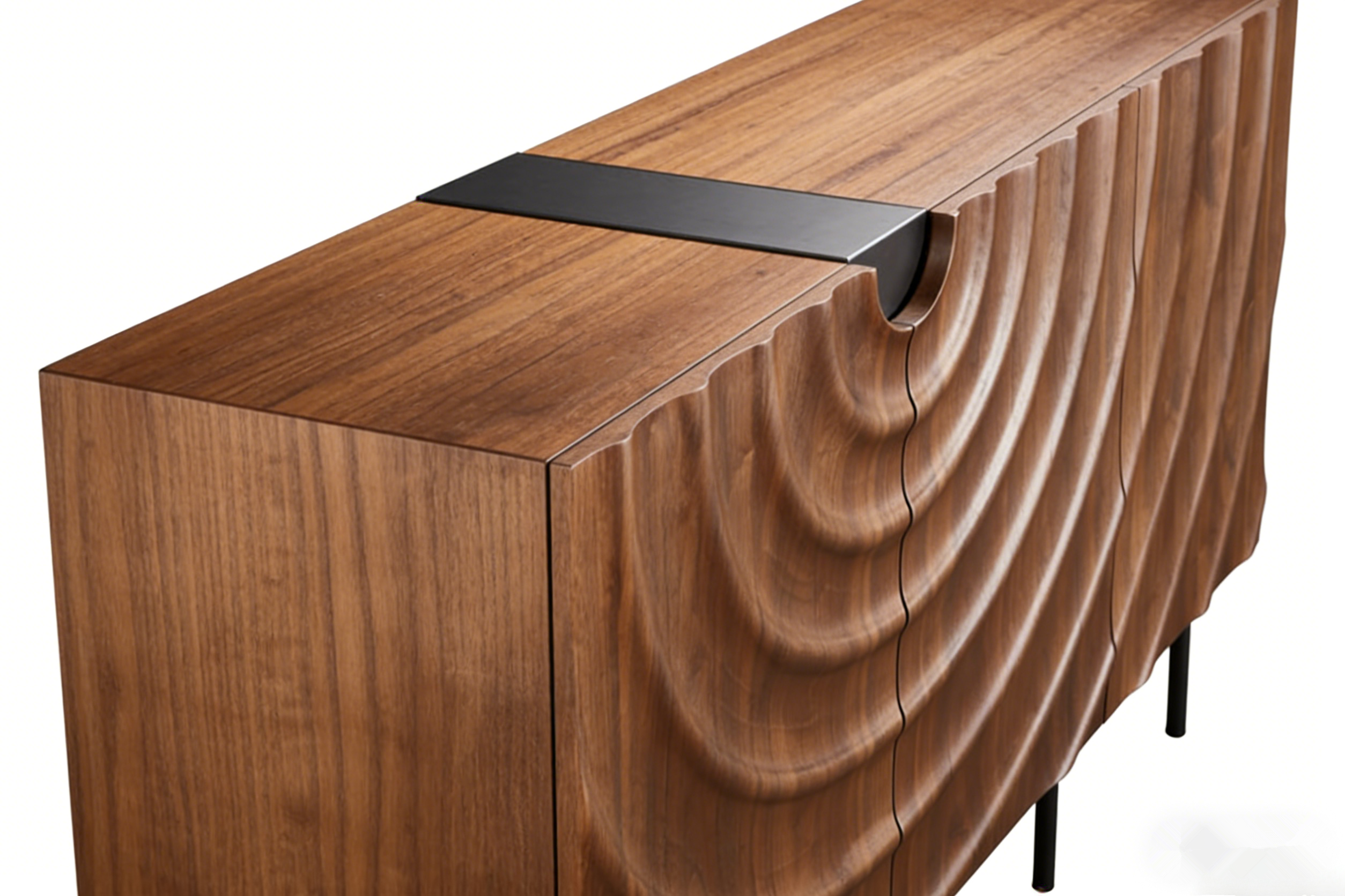 Foshan Factory Wholesale Kitchen Storage Cabinet Modern Design Dining Room Wooden Side Cabinet with Doors and Drawers