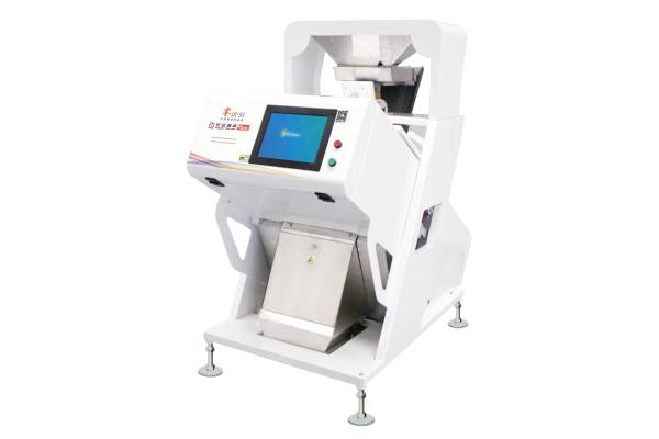 Single Channel CCD Color Sorter Garlic Color Sorting Machine 350kg Weight