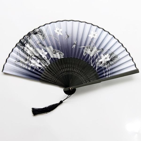 [I AM YOUR FANS] in Stock Personalized Wedding Hand Fan Bamboo Silk Fan