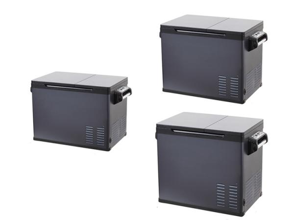 30L/40L/50L Portable Car Refrigerator with Dual Temperature Control and 45W Compressor