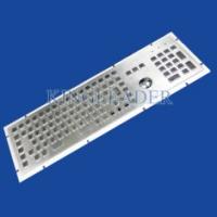 Teclado industrial del metal rugoso con el telclado numérico de las llaves y del número de funcionamiento del Trackball 103