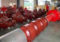O UL alistou a bomba de fogo vertical da turbina para departamentos dos encanamentos 2000 Gpm @ 175 libras por polegada quadrada