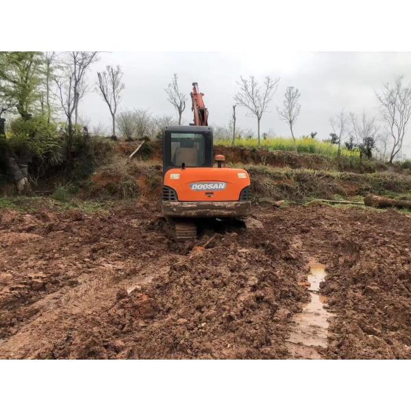 2010 EX60 Second Hand Mini Excavator 38.1kw With Original Hydraulic Valve