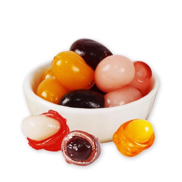 Halal Mini Assorted Soft Fruit Gummies Fruity Flavour In Bag Packaging