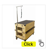 Клеть собаки самой лучшей большой сверхмощной высокой тревожности IATA складная