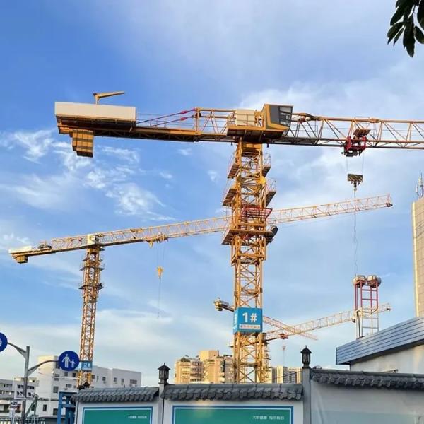 China 4t Qtz40 4808 Hammer-Head Topkit Small Tower Crane Price with Spare Parts