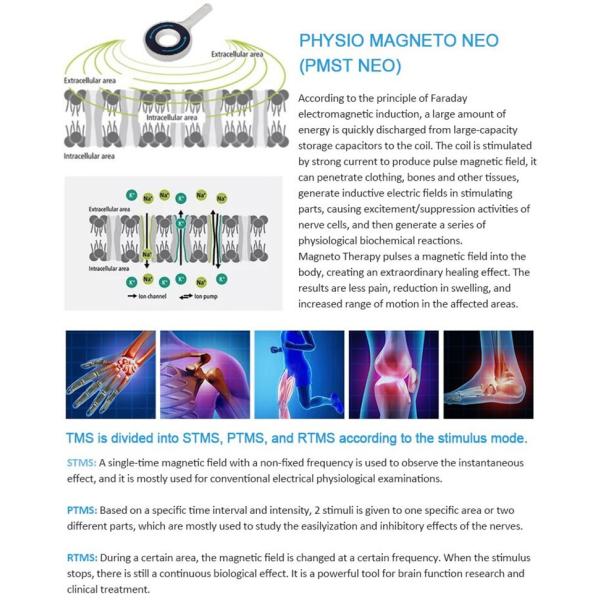 El masaje magnético del dispositivo de la terapia de la transducción de Emtt articula la fisioterapia de la reparación cerca de infrarrojo